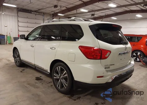 2018 Nissan Pathfinder Platinum from USA, damaged, VIN 5N1DR2MM3JC608753